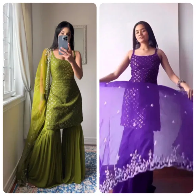 Sahara Dress Designer Party Wear Salwar Kameez Dresses Stitched Wear ethnic