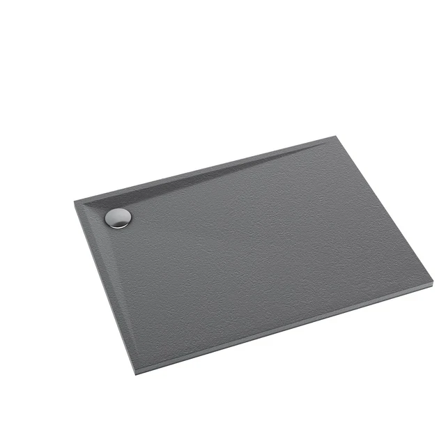 Receveur De Douche Angle Idralite – 100x100 Cm – Anthracite – Résine