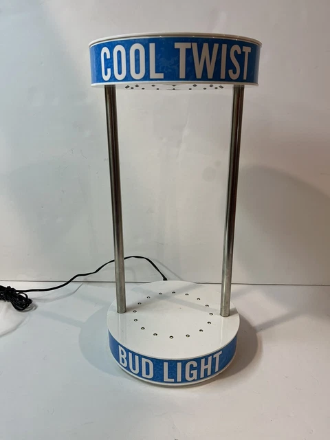 Bud Light Beer Cool Twist Aluminum Bottle Light Display Floating Bottle Bud Light Beer Cool Twist Aluminum Bottle Light Display Floating Bottle