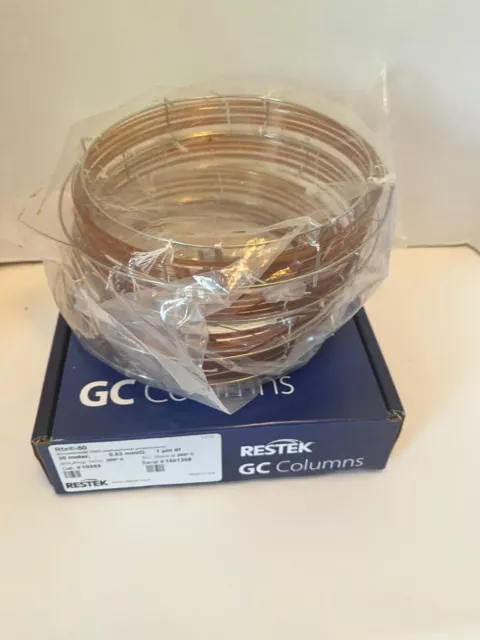 Restek Gas Chromatography Columns Group of 4 Laboratory used EUC