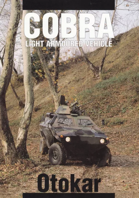 COBRA OTOKAR Military Militär Hochschutz Prospekt Brochure TURKEY 2004 L