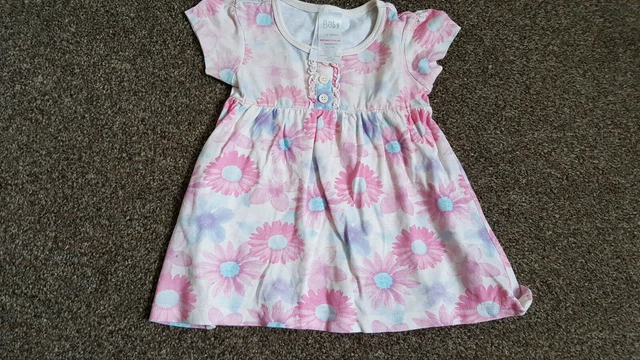 Girls Summer Dress 12-18 month Pretty Floral Dress by Baby *