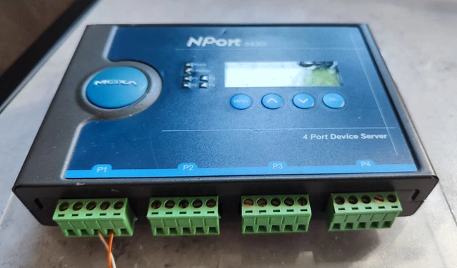 MOXA NPORT 5430 4-Port RS-422/485 4Port Device Server (Used) £188.12 ...