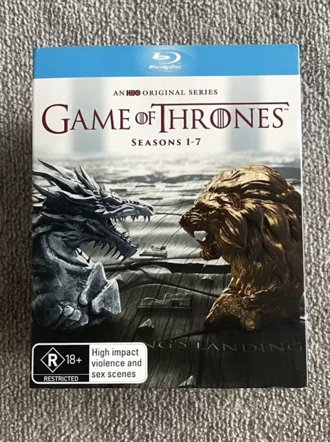 Game of Thrones season 1 2 3 4 5 6 7 Blu-Ray DVD Box Set Region B