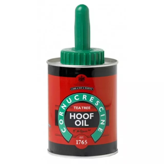CDM Tea Tree Hoof Oil With Brush Horse Grooming 500 ml 2