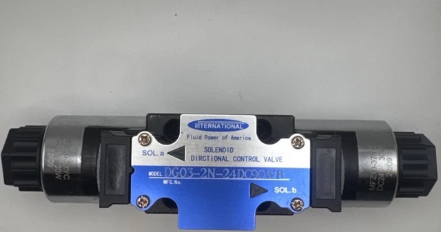 New International DG03-2N-24DC90WB Solenoid Directional Hydraulic Valve