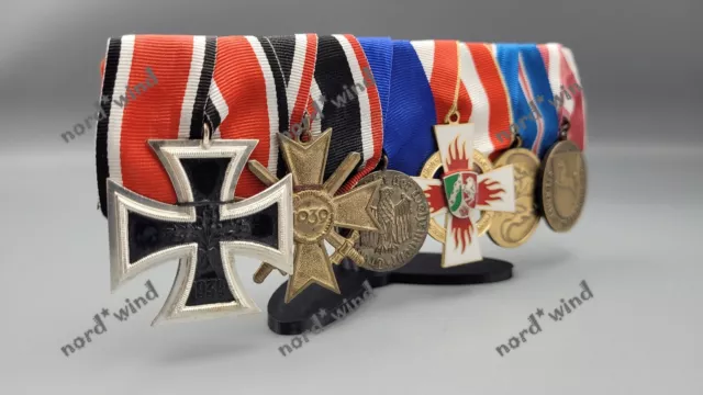 STABILE AUFSTELLER FÜR ORDENSPANGEN / MEDAL BAR - FRÜHE BUNDESWEHR, 57er, WK1...