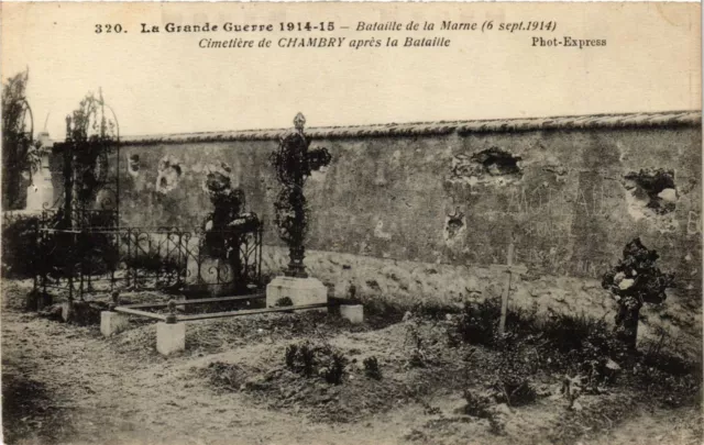 CPA AK Militaire - Chambry Cemetery After the Battle (696886)