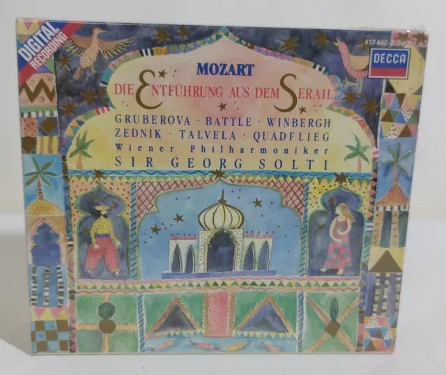 33482 Cofanetto Doppio CD - Mozart - Die Entführung Aus Dem Serail - DECCA 1987