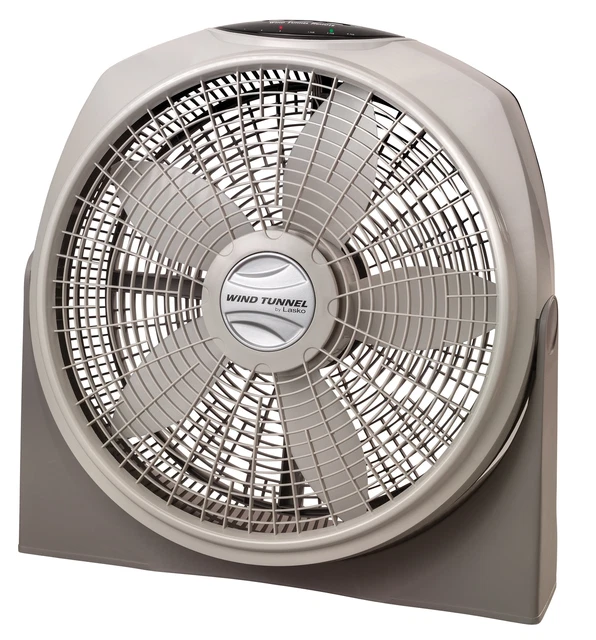 LASKO 20& WIND Tunnel 3Speed Fan W/ Remote, 4hour Autooff Timer