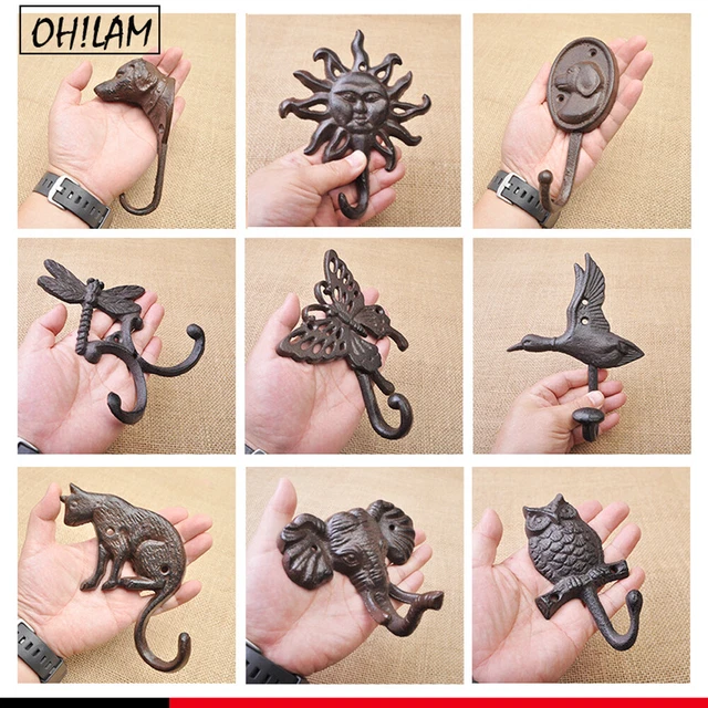 Hook Wall Mounted Key Towel Clothes Hat Coat Jacket Apron Jewel Handbages Hanger