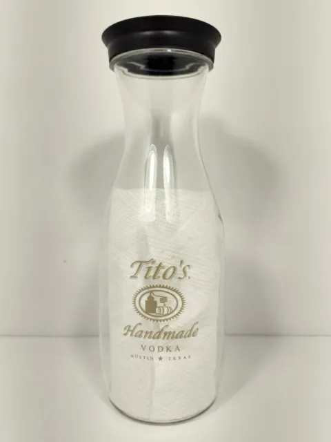 Tito's Vodka Small Plastic Pitcher / Mixer w Logo NEW