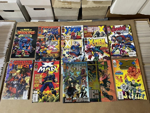 X-Men Age Of Apocalypse Full Run Complete 40 Book Set 1995 Prime Alpha Omega