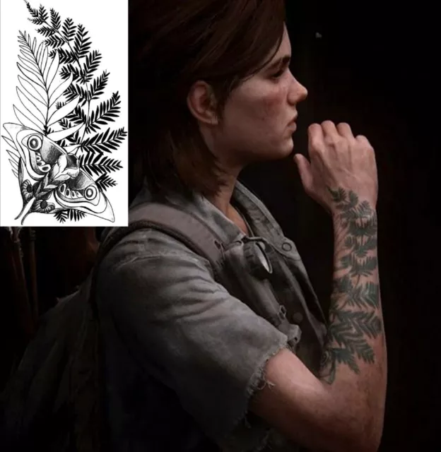 The Last of Us: Part II Cosplay Ellie Arm Temporary Waterproof Tattoo  Sticker