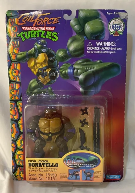 VTG Teenage Mutant Ninja Turtles Coil Force Cool Donatello Mix 1989 New TMNT