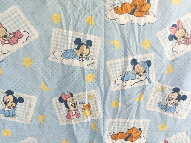 drap plat Disney bébé mickey Minnie