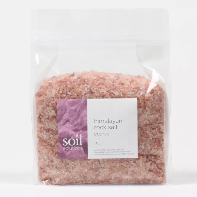 Himalayan Pink Salt - Coarse Edible 2kg Pure Rock Salt