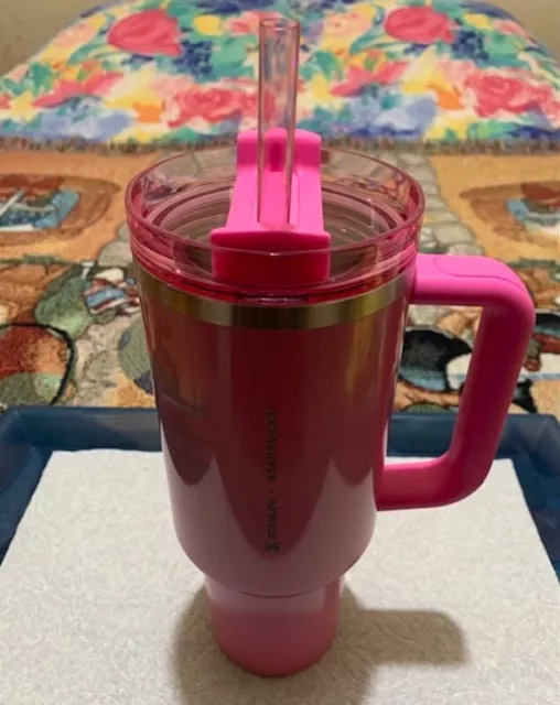 2025 STANLEY STARBUCKS Target Exclusive Pink 40oz Tumbler In HandReady