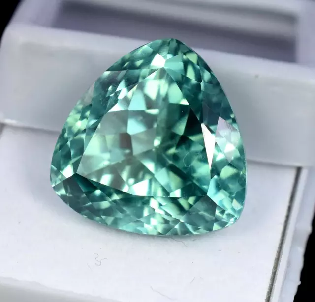 Tourmaline du Mozambique bicolore naturelle de 23,60 ct, pierre précieuse...