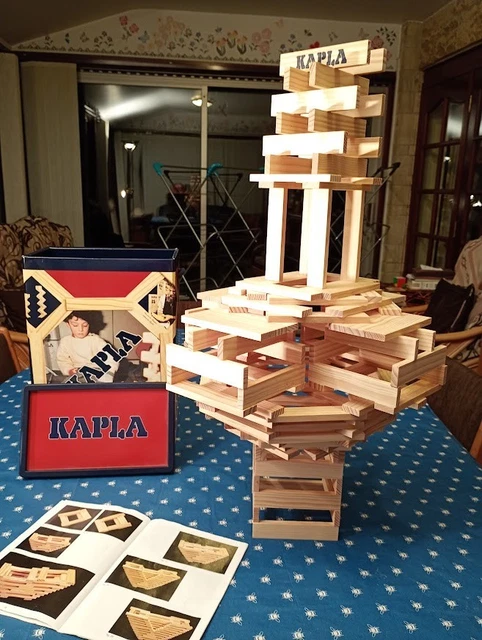 KAPLA BUILDING BLOCKS 200 set. Used, but very few marks. Precision ...