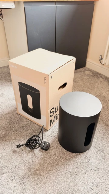 SONOS SUB MINI Wireless Black Boxed Excellent Condition £322.90 ...