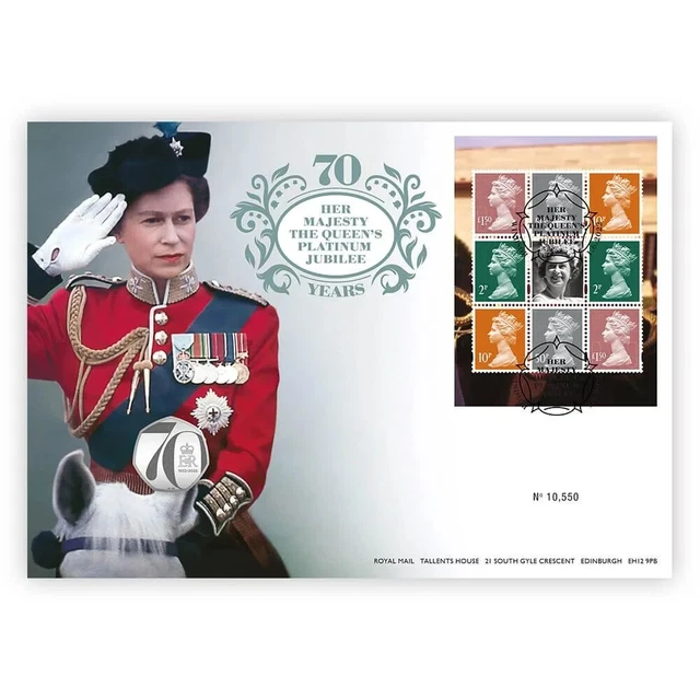 ROYAL MAIL Her Majesty The Queen s Platinum Jubilee 50p Coin Cover 