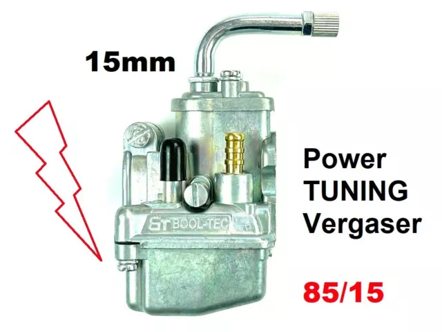 BOOL-Tec TUNING Vergaser 85/15 für Hercules Prima 2 3 4 5 Mofa Optima Moped