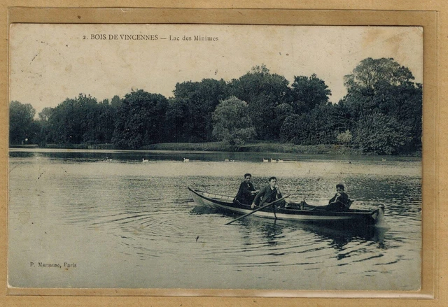 Cpa Paris - Bois de Vincennes - Lac des minimes wn0845