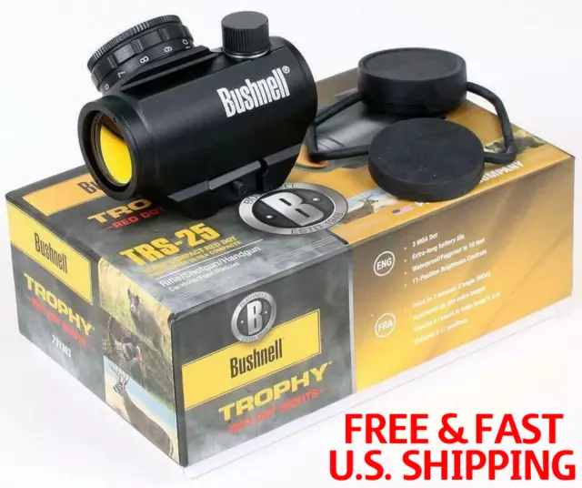 BUSHNELL Trophy TRS-25 Red Dot Sight Nitrogen Riflescope Adjustable