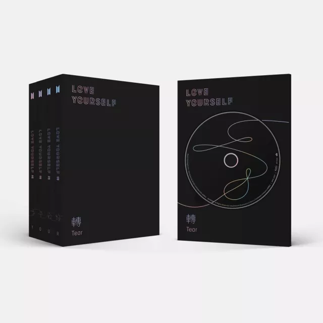 BTS [LOVE YOURSELF 轉 TEAR] 3rd Album RANDOM CD+2ea Book+Card+S.Photo+GIFT SEALED