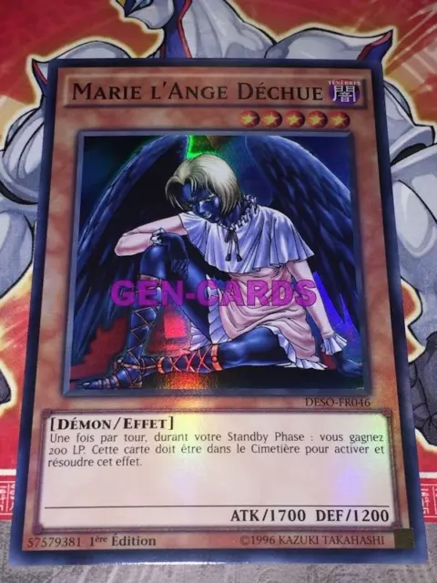 Carte Yu Gi Oh MARIE L'ANGE DECHU DESO-FR046