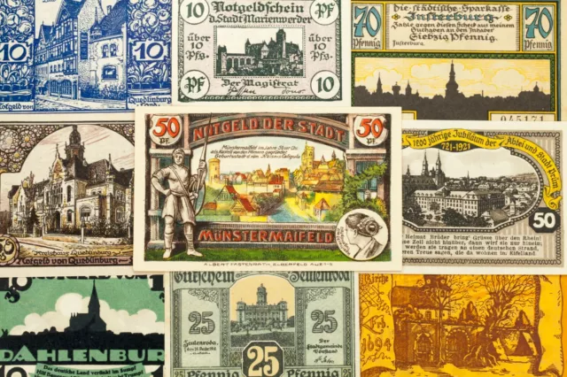 1920's Deutschland Notgeld (Notfall Geld) 33pc - Bamberg, Greiz, Meiningen 2
