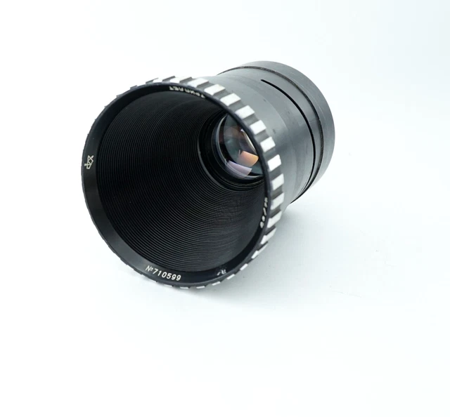 Lente de proyección vintage Zebra triplete 2,8/75 mm URSS para creatividad y lente bebé