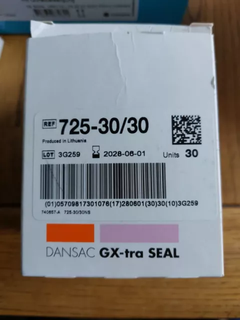 15 Stück Dansac GX-tra Hautschutzringe 30 mm, halbes Paket, daher gebraucht