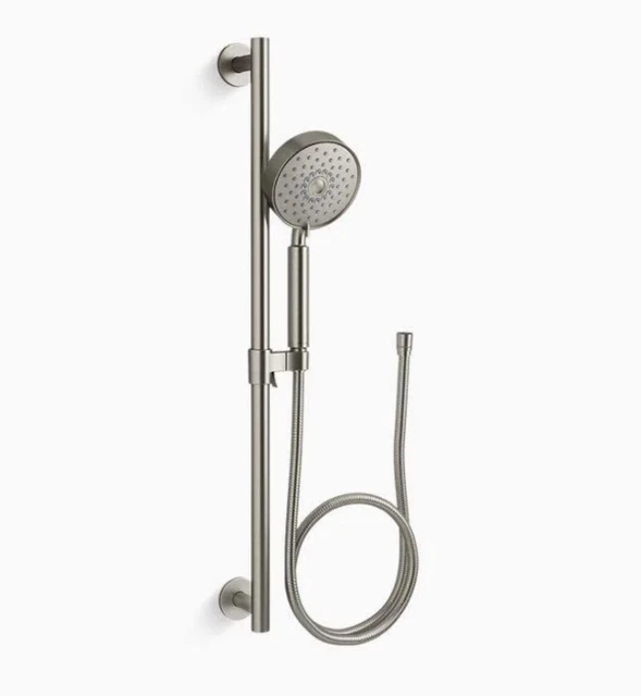 KOHLER 22178-BN Purist 2.5 GPM Multi Function Hand Shower Package Brushed Nickel