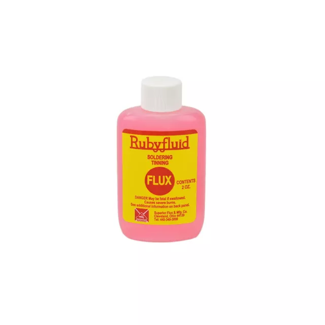 Superior Flux RubyFluid Liquid Soldering Flux  2 oz Bottle