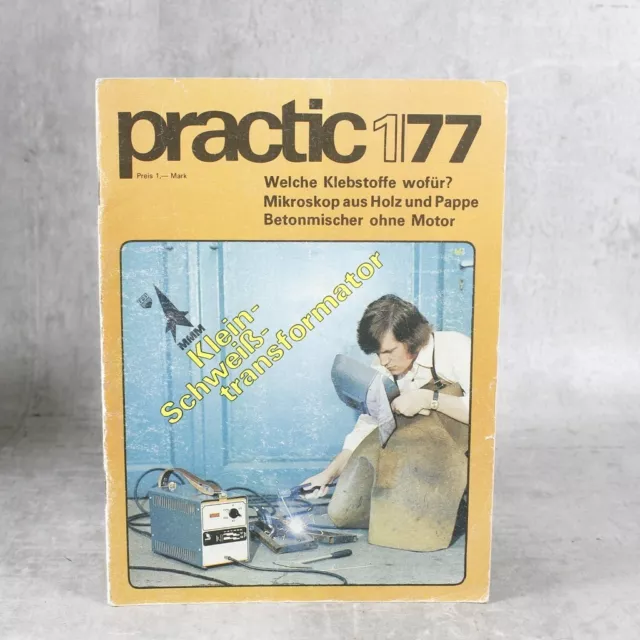 DDR Zeitschrift Practic Heft 1/77 Modellbau Basteln FDJ Inhaltsverzeichnis Foto