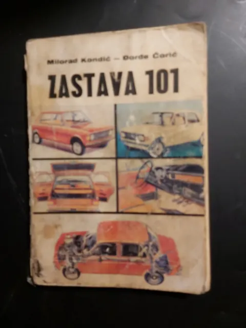 1983 Zastava 101 Yugoslavia Automobile Auto Old Manual Book Car Usage Stojadin