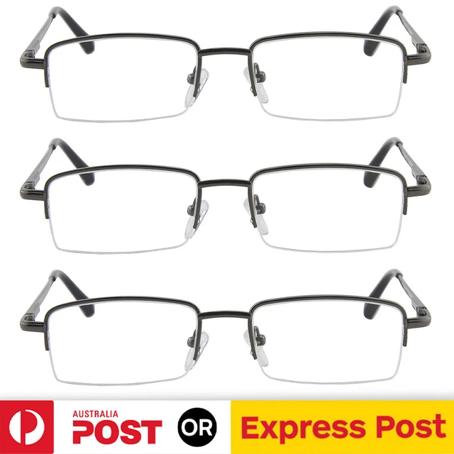 Metal Readers Blue Light Blocking Portable Reading Glasses For Women Men