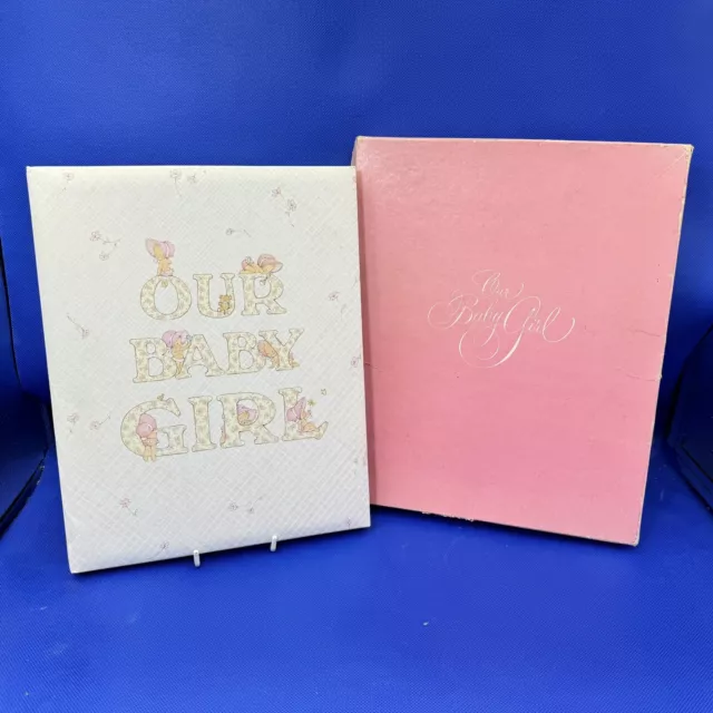 NEW & BOXED Baby Girl Scrapbook Album Amanda Blu Sleepy Time 12” X