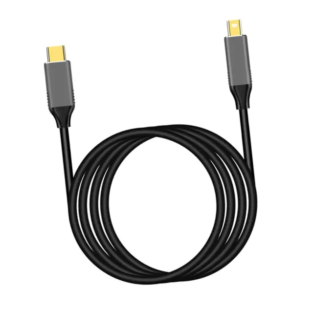 Câble USB C vers Mini DP, adaptateur de câble d'ordinateur, connecteur