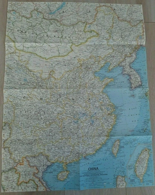 NATIONAL GEOGRAPHIC MAP Of China Nov 1964 EUR 5 67 PicClick FR National geographic map of china nov 1964 eur 5 67 picclick fr