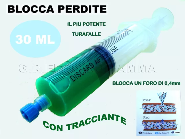 Turafalle Climatizzatore Blocca Perdite Gas R134A R407C R22 R404A R12 R600 R410A