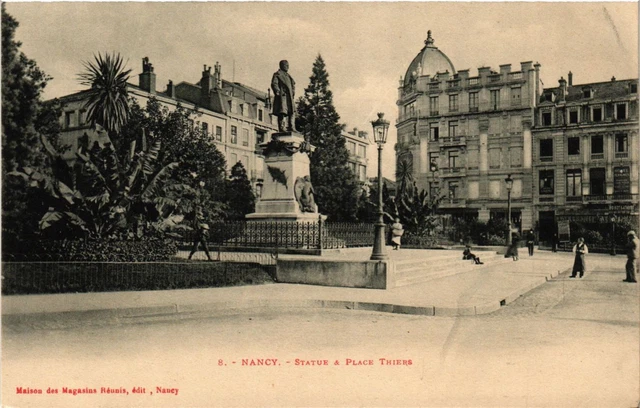 CPA Nancy - Statue a Place Thiers (276854)