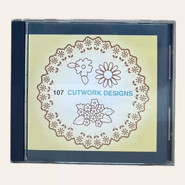 Janome Memory Card - Cutwork Designs (107) - 1996, Janome Memory Craft - Tested