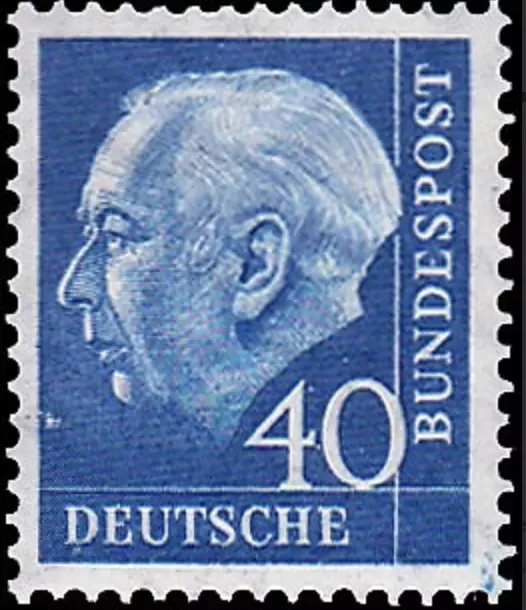 BRD FRG #Mi260xw MNH 1958 Prof Dr Theodor Heuss 1st President [756]