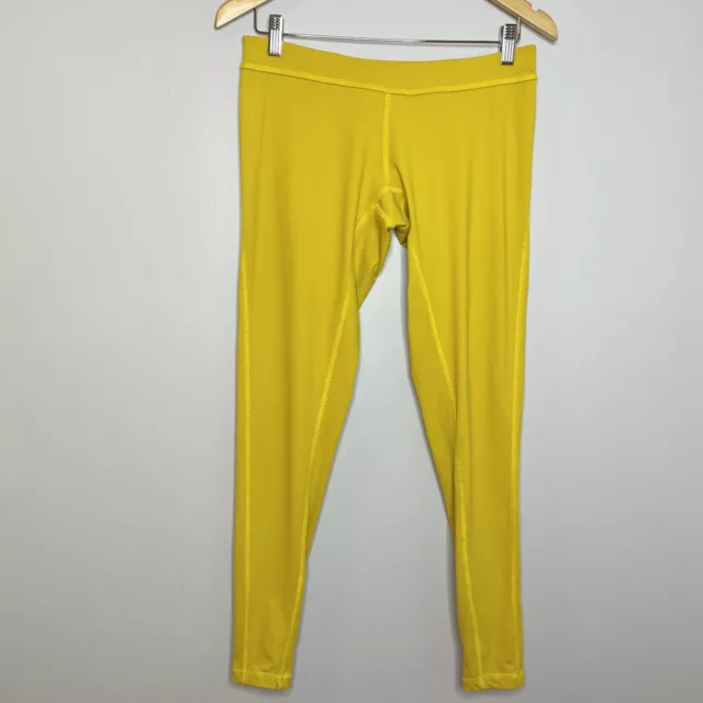 HEY JO London Cassini Stretch-Jersey Leggings Bright Yellow Size Medium