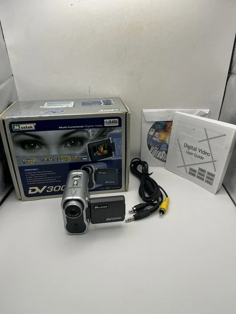 その他 Mustek DV 3000 Multi-Functional Digital Mustek DV3000 Multi-Function Digital Video Camera w/1.5-inch LCD