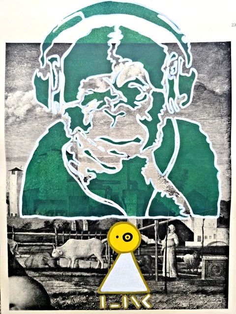 Blink Friction by Sarnia de la Maré Headphones Ape Reclaim Artwork Green Yellow