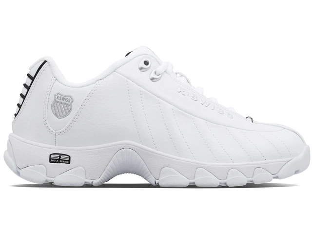 thumbnail image 2 of K-Swiss Men's ST329 Sneakers – Neutral Gray/Silver, Medium & X-Wide, Full Leather Upper – 03426-085 2 of 5
